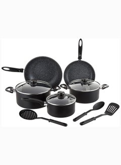 Buy Pyrex Elegance Cooking Set 11pcs black 38 X 29.5 X 19cm in UAE