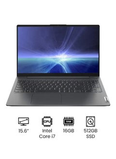 اشتري IdeaPad 5 15ITL05 Laptop With 15.6 Inch Display, Core i7 Processor/16Gb Ram/512Gb Ssd/Windows 10 Pro/2Gb Nvidia GeForce MX450 English/Arabic Grey في السعودية