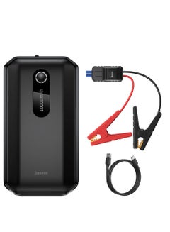 Buy 10000 mAh Baseus Super Energy Air Jumper 1000A Max Current | Portable Power Pack | Automotive Battery Booster | Instant Jumpstart | BS-CH001 | Black in Saudi Arabia