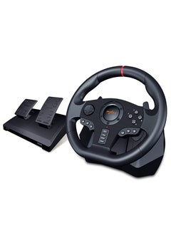 Buy 270/900 Degree Racing Wheel For PS4, PS4 Slim, PS4 Pro, PS3, Xbox One, Xbox Series S&X, Nintendo Switch, and PC with Universal Wired USB Car in UAE