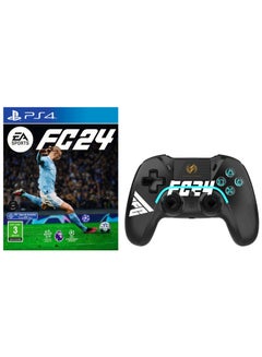 Buy Sports FC 24 With LOG FC 24 Edition Controller - Black - PlayStation 4 (PS4) in Saudi Arabia
