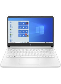اشتري 14s-dq2004nx Laptop With 14-Inch Display, Core i3-1115G4 Processor/4GB RAM/128GB SSD/Windows 10 Home/Intel UHD Graphics/ English/Arabic Snowflake white في السعودية
