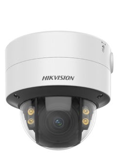 اشتري 4 MP ColorVu Motorized Varifocal Dome Network Camera, 2.8 to 12mm Motorized Lens, 24/7 Colorful Imaging, H.265+ Comp, Human & Vehicle Targets Focus, IP67, White | DS-2CD2747G2T-LZS-2.8-12mm في الامارات