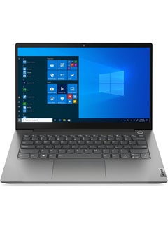 اشتري Latest ThinkBook  14 14-Inch Display, Core i7-1165G7 Processor/16GB RAM/1TB SSD/Intel Xe Graphics/windows_10_pro English/Arabic Grey في الامارات