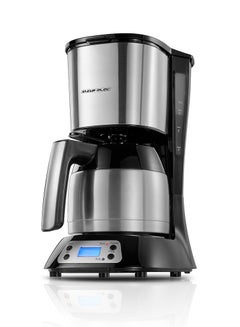 Buy Doppio Coffee Maker 1 L 900 W E03437 Black/Silver in Saudi Arabia