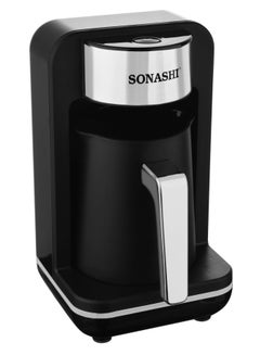 اشتري Turkish Coffee Maker 400 ml 500 W STCM-4974 Black/Silver في السعودية