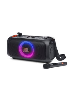 Buy Partybox On-The-Go Essential Portable Party Speaker With Built-In Lights And Wireless Mic Black in UAE