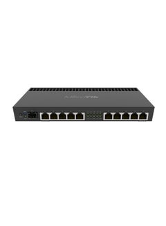 Buy 10xGigabit Port Router With A Quad-Core 1.4Ghz CPU, 1Gb Ram, SFP+ 10Gbps Cage And Desktop Case With Rack Ears Black in Egypt