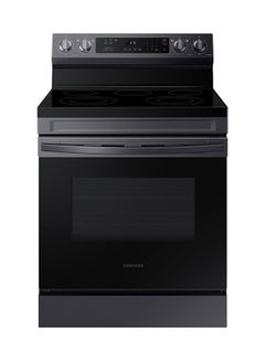 اشتري Free Standing Electric Range 4 Ceramic Hobs 1 Warming Zone NE63C6317SG/ZA Black/Stainless Steel في السعودية