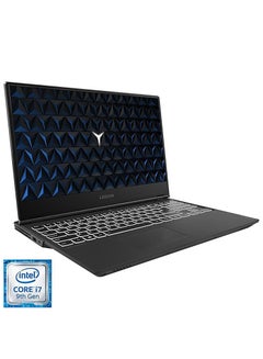 اشتري Legion Y540-15IRH 81SX005VAD Gaming Laptop, Display 15.6-Inch FHD IPS, Core i7-9750H Processor/Ram 16Gb DDR4/Storage 2Tb Hdd+512Gb Ssd/Rtx 2060 6Gb, Windows 10 English/Arabic Black في السعودية