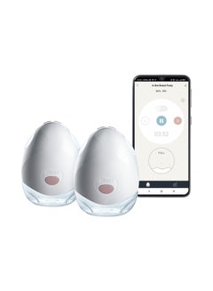 اشتري Tommee Tippee Made for Me Double Electric Wearable Breast Pump, Hands-Free, In-Bra Breastfeeding Pump, Portable, Quiet, 1 Massage and 8 Express Modes, 4 Hour Battery Life في السعودية