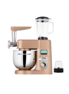 Buy 4-in-1 Stand Mixer With LCD Display 8.5 L 1500 W E02229/G Gold in Saudi Arabia