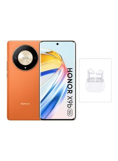 Buy X9B Dual SIM 5G Sunrise Orange 12GB RAM 256GB With FREE Earbuds - Middle East Version in Saudi Arabia