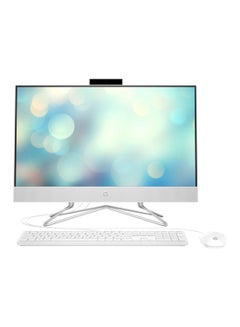 اشتري 2023 Newest HP All-in-One 24-inch Display, Core i7-1255U Processor/16GB RAM/1TB SSD/Intel Xe Graphics/Windows 11 Free BT Headset English/Arabic Starry white في مصر