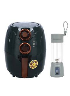 Buy 2.5L Capacity Air Fryer with Powerful 330 ML Rechargeable Portable Juicer combo set 2.5 L 1300 W CKNAF6339+KNB6448 Multicolour in UAE