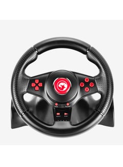 اشتري MARVO GT-903 Gaming Racing Wheel with 7 in 1 Wide Compatibility Black في مصر