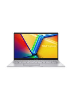 Buy X1504ZA-NJ061 Laptop With 15.6-inch, Core i5-1235u Processor/8GB RAM/512GB SSD/DOS(Without Windows)/ English/Arabic Silver in Saudi Arabia