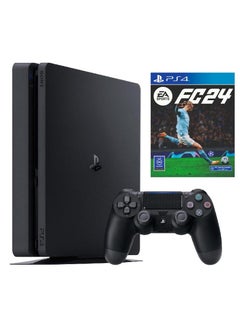 اشتري PlayStation 4 Slim 500GB Console With Controller FIFA 24 Arabic Edition في السعودية