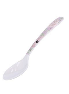 Buy Royalford 18.5 cm Melamineware Dessert Spoon- RF11789 Stylish, Light-Weight and 100% Food-Grade Silver in UAE