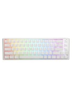 اشتري One 3 65% Mechanical Keyboard, Cherry MX Brown Mechanical Switch, Double-Shot PBT, Hot-Swappable, Detachable USB-C, ENG-ARAB Layout, Pure White | DKON2167ST-BARPDPWWWSC1 White في الامارات