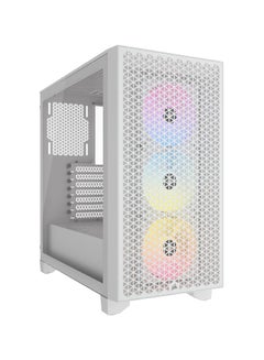 اشتري 3000D RGB Airflow Mid-Tower PC Case - White- 3X AR120 RGB Fans - Four-Slot GPU Support – Fits Up To 8X 120Mm Fans - High Airflow Design في السعودية