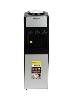 اشتري 3 Knob Taps Water Dispenser with Cabinet | Hot , Normal and Cold Water Supply KNWD6453 Black & Grey في الامارات