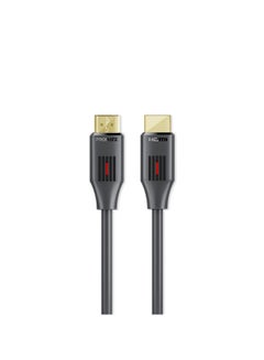 Buy HDMI 2.0 Cable, 4K@60Hz HDMI To HDMI Slim 5M Cable With 3D Video Support, 18Gbps Bandwidth, Ethernet Support And Gold-Plated Connectors For Laptops, Smart TVs, Monitors, ProLink4K60-500 Black in UAE