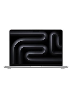 اشتري 2023 MacBook Pro Laptop M3 Pro chip with 12‑core CPU, 18‑core GPU: 14.2-inch Liquid Retina XDR Display, 18GB Unified Memory, 1TB SSD Storage And Works with iPhone/iPad English/Arabic Silver في السعودية