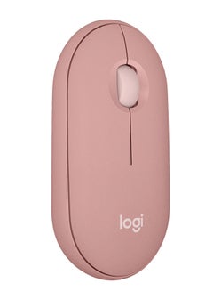اشتري Pebble 2 M350s Mouse Ambidextrous RF Wireless + Bluetooth Optical 4000 Dpi Pink في الامارات