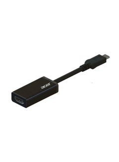 Buy USB-C To HDMI Adapter Audio Video Macbook Android Phone Laptop PC Tablet Black in Saudi Arabia