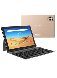 Buy M28 Smart Android Kids Tablet 10.1-Inch Display Dual SIM Gold 8GB RAM 512GB 5G - International Version With Zoom &Tik tok Supported And Bluetooth Keyboard in UAE