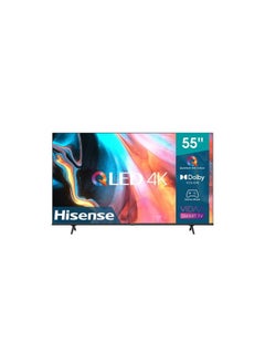 Buy 55 inches,  smart screen 4K QLED, with VIDA system and QLED technology, Dolby Vision HDR, Bluetooth, and Wi-Fi, new design 2023, 55E7 model (2 USB - 3 HDMI) 55E7 Black in Saudi Arabia