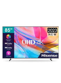 Buy 85 Inch 4K A7K Smart Screen VIDA System Dolby Vision HDR Bluetooth And Wi-Fi New Design 2023 2 USB 3 HDMI 85A7K Black in UAE