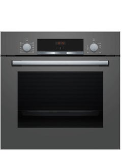 اشتري Built-in Electric Oven 60 cm Capacity 66 Liter Electric grill LED display control Graphite HBF514BH1T HBF514BH1T Grey في مصر