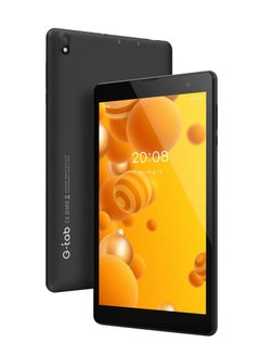 Buy F8X Black Tablet, 8 Inch 4G, Quad Core, 3+32GB, 5+8Mp Camera,Tempered Glass, Touch,5100mAh Battery in UAE