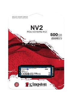 اشتري NV2 500GB M.2 2280 NVMe Internal SSD, Up to 3500MB/s Read / 2100MB/s Write Speed, Gen 4x4 NVMe PCIe Performance, 2.17G Vibration Operating 500 GB في الامارات