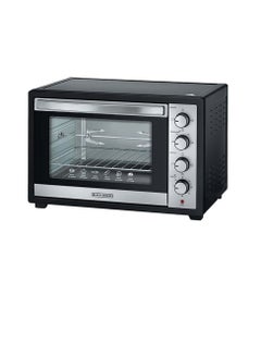 Buy Electric Oven With Rotisserie & Double Glass Door, 50 Liter Capacity 2000 W TRO50RDG-B5 Black/Silver in UAE