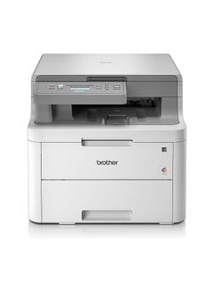 Buy DCP-L3510CDW Colour Laser Printer - All-in-One, Wireless/USB 2.0, Printer/Scanner/Copier, 2 Sided Printing, 18PPM, A4 Printer, Small Office/Home Office Printer White in UAE