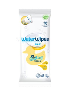 اشتري Plastic Free XL Bathing, Toddler & Baby Wipes, 99.9% Water Based Wipes, Unscented, 16 Count في الامارات