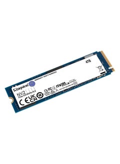 اشتري NV2 4TB M.2 2280 NVMe SSD داخلي، سرعة قراءة تصل إلى 3500 ميجابايت/ثانية / سرعة كتابة 2800 ميجابايت/ثانية، أداء Gen 4x4 NVMe PCIe، تشغيل اهتزاز 2.17 جيجا | SNV2S/4000G 4 تيرابايت في السعودية