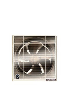 اشتري TOSHIBA Bathroom Ventilating Fan 30 cm, Privacy Grid, 40 W VRH30S1C Creamy في مصر