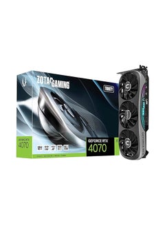 Buy Gaming GeForce RTX 4070 Trinity DLSS 3 12GB GDDR6X 192-bit 21 Gbps PCIE 4.0 Gaming Graphics Card, IceStorm 2.0 Advanced Cooling, Spectra 2.0 RGB Lighting, ZT-D40700D-10P Black in UAE