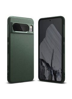 اشتري Onyx Compatible With Google Pixel 8 Pro Case, Enhanced Grip Tough Flexible Shockproof Rugged TPU Bumper Drop Protection Phone Cover - Dark Green في الامارات