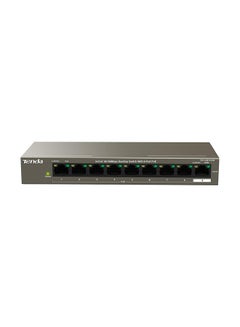 اشتري 9 Port 10/100 Mbps Fast Unmanaged Ethernet Network Switch with 8 PoE Ports@63W (TEF1109P) | Desktop | Plug & Play | Fanless Metal Design | Shielded Ports | Limited Lifetime Protection Brown في السعودية