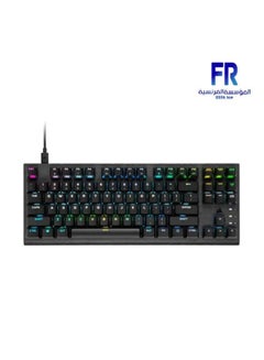 Buy K60 Pro Tkl RGB Tenkeyless Optical Opx Switch Arabic Mechanical Gaming Keyboard Black in UAE