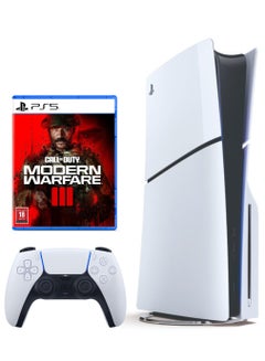 Buy PlayStation 5 Disc Console (Slim) With Call Of Duty Modern Warfare III in UAE