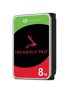 Buy 8TB IronWolf Pro SATA III 3.5" Internal NAS HDD, Up to 255 MB/s Data Transfer Rate, 7200 rpm, 256MB Cache, 2 Million Hours MTBF, 550TB per Year Workload Rate | ST8000NT001 8 TB in UAE