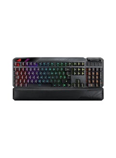 Buy ROG Claymore II is elite gaming mechanical keyboard with ROG RX Optical Mechanical Switches, detachable numpad, wired and wireless 2.4 GHz RF modes, QWERTY layout Black in UAE