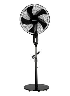 Buy Olsenmark Stand Fan OMF1854, 16 inch Pedestal Fan With 5 Leaf Blades, 3 Speed Levels, High Performance Motor, 2 Years Warranty 50 W OMF1854 BLACK in UAE