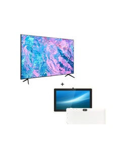 Buy Smart TV, Crystal UHD 4K, CU7000, 65 Inch, 2023, Crystal Processor 4K, PurColor, Smart Hub With 7 Inch Tab (6GB/128GB) 65CU7000+ TAB COMBO Black in UAE